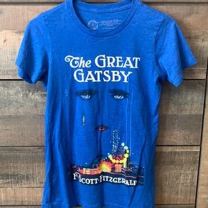 Size small out of print The Great Gatsby tee